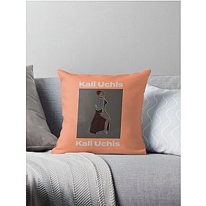 Kali Uchis Art (orange) Throw Pillow