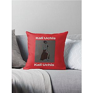 Kali Uchis Art (red) Throw Pillow