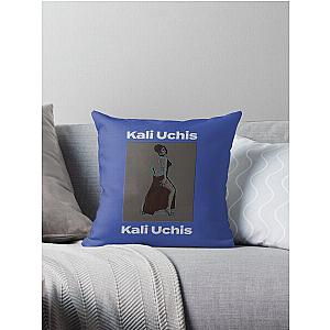 Kali Uchis Art (blue) Throw Pillow