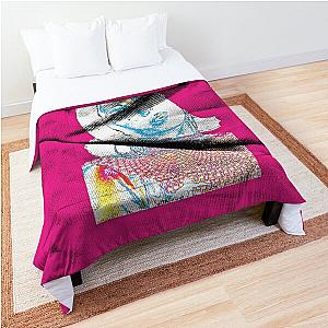Kali Uchis in Pink Comforter