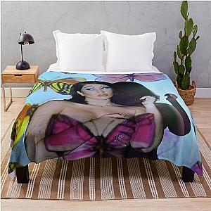 Butterfly wall kali uchis Poster poster Throw Blanket
