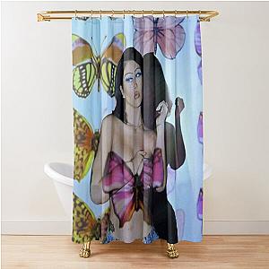 kali uchis poster Shower Curtain