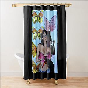 Grow With Me Kali Uchis Poster Awesome Music Shower Curtain