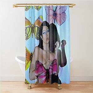 Butterfly wall kali uchis Poster poster Shower Curtain