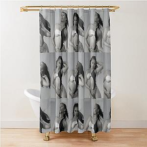 Kali Uchis B&W Aesthetic Shower Curtain